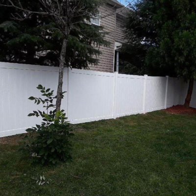 White Vinyl Privacy In Manassas2 