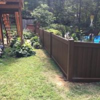 4’ Tall Vinyl Fence in Dale City