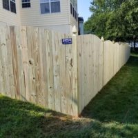 6’ Tall Solid Board w/ Arch Top in Ashburn