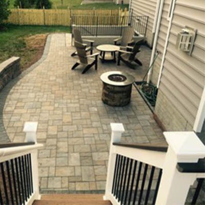 New paver patio