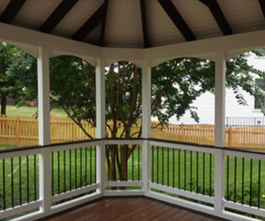 Porch with trex deck