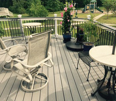 Trex Deck with Grey 