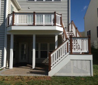 Trex Deck with Trex railing