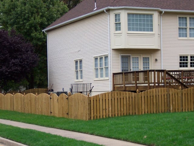 wood fence