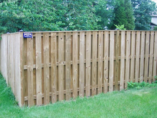 wood fence