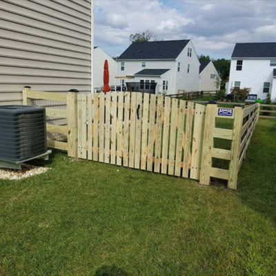 4 Board Paddock With Picket Gates In Gainsville VA