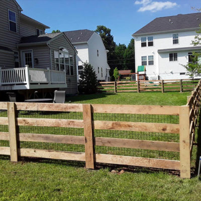 4 Board Paddock with Mesh 