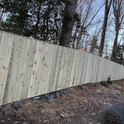 6’ Wood Privacy Fence