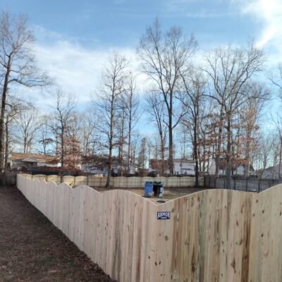 6’ Wood Privacy Fence with Arch