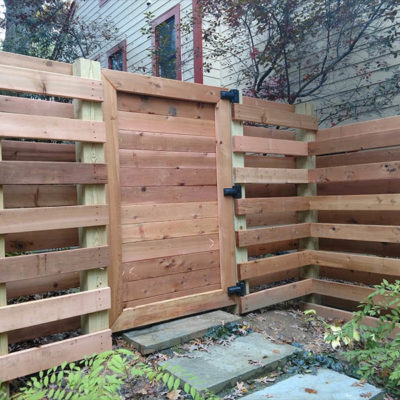 Custom Cedar Horizontal Board on Board