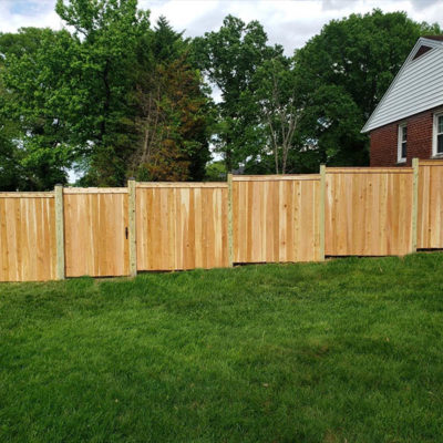 Custom Cedar Privacy Step and Level 