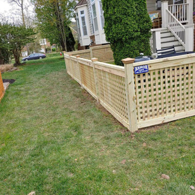 Lattice Panel Fence 