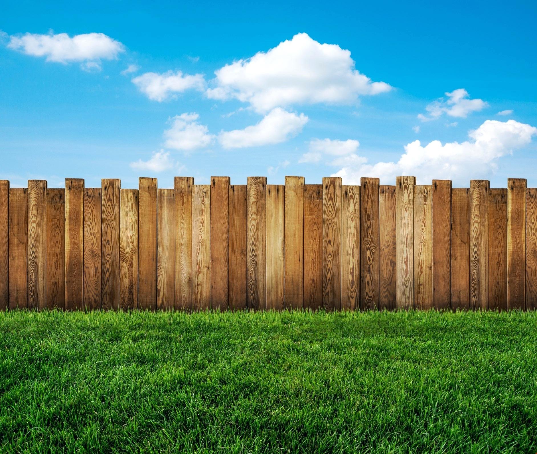 Wood fence panels