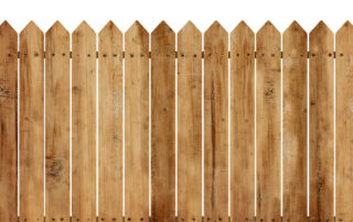 wooden fence