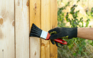 wood fence stain