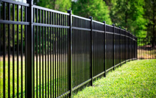 Black Aluminum Fence