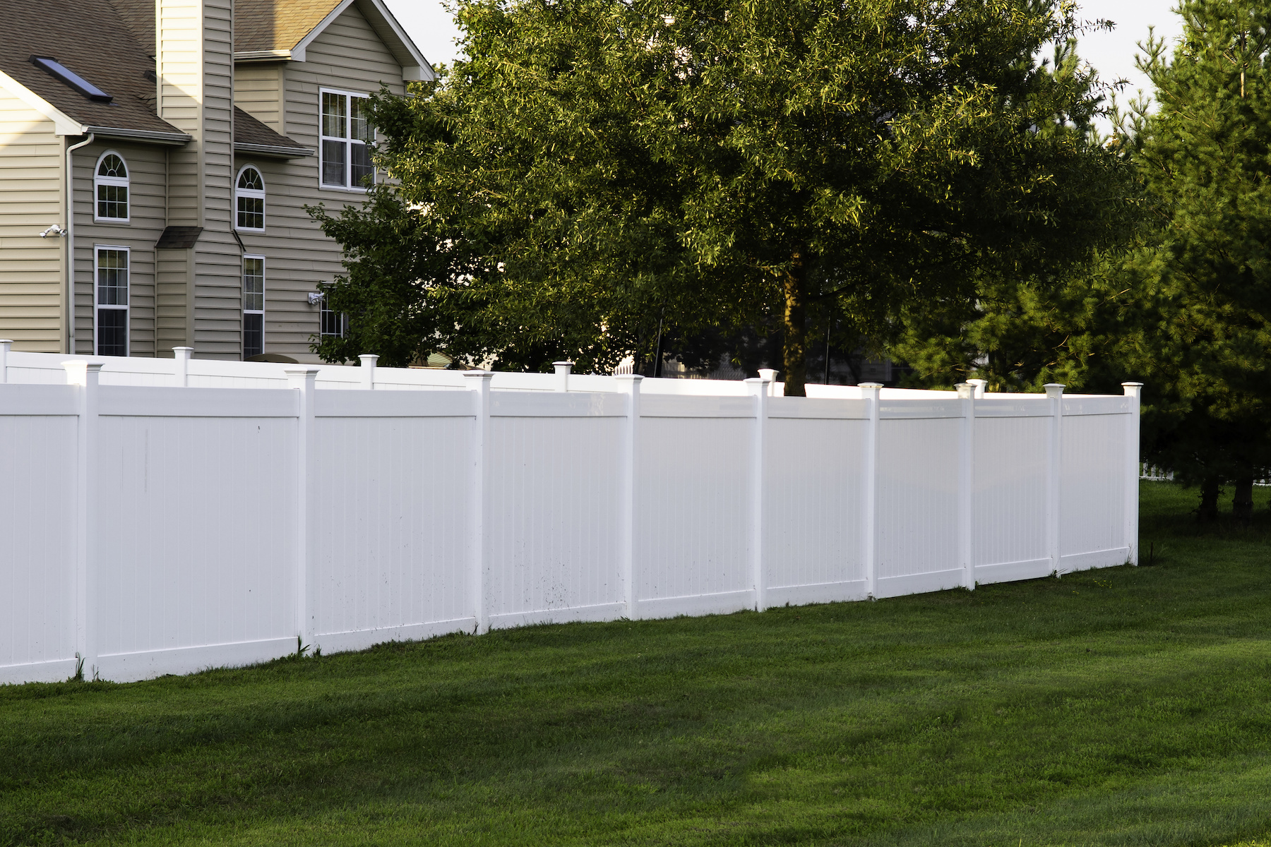 white vinyl fence Vinyl Fence