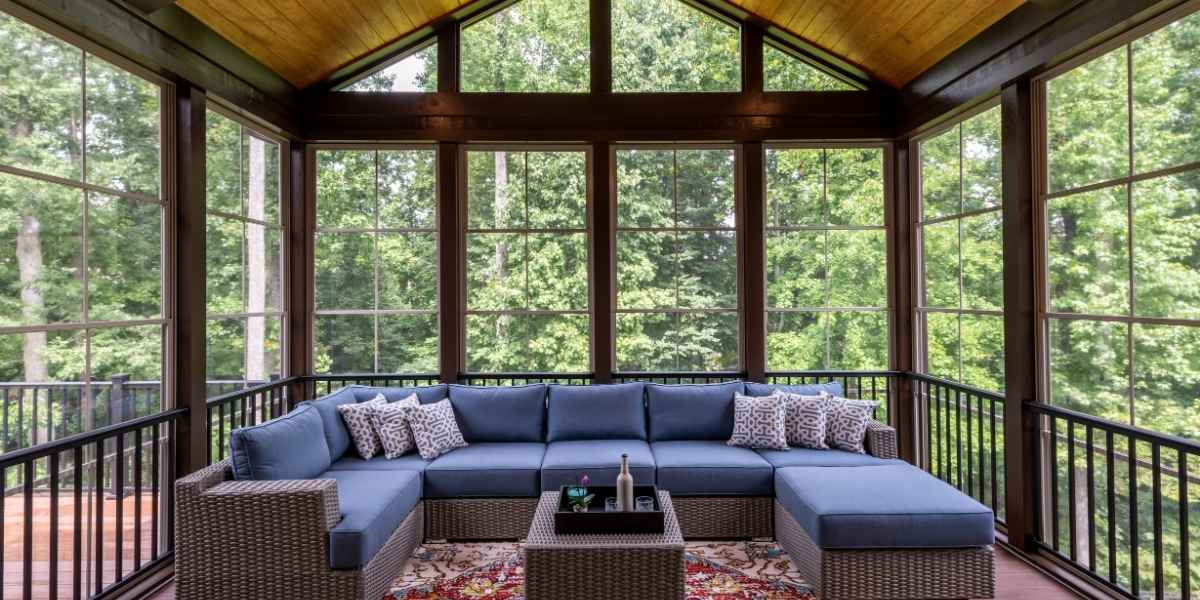 screened porch in Fairfax, VA screened porch in Fairfax, VA